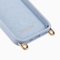 Selencia Rivièra MagSafe Backcover met afneembare haakjes Apple iPhone 14 / 13 - Powder Blue