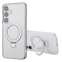 Accezz Ring Stand Backcover met MagSafe Samsung Galaxy S25 Plus - Transparant