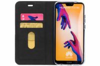 Ontwerp je eigen Compact gel bookcase hoes Huawei P20 Lite - Wit
