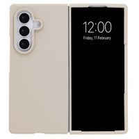 Accezz Liquid Silicone Backcover met MagSafe Samsung Galaxy Z Fold 8 Ultra - Stone