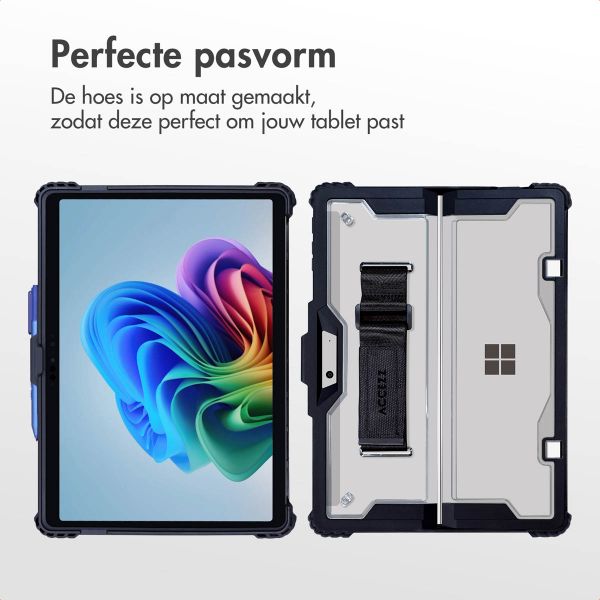 Accezz Rugged case met stand Microsoft Surface Pro 9 / Pro 10 / Pro 11 - Zwart