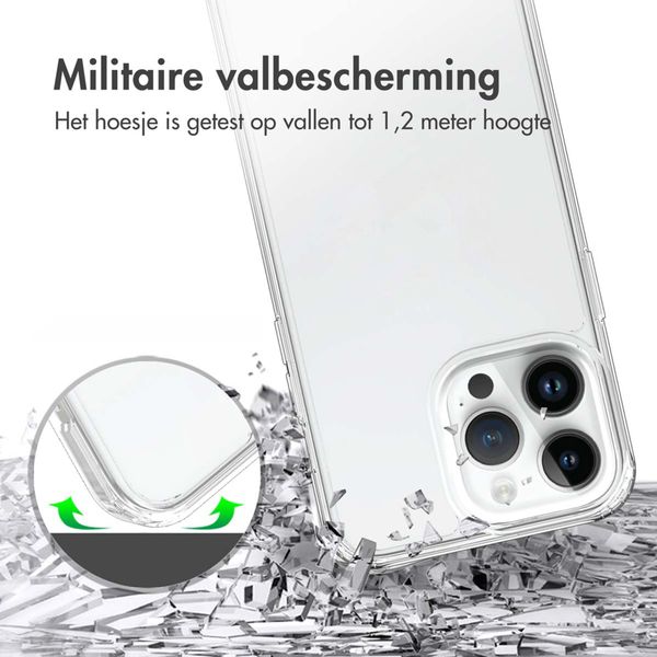 Accezz Xtreme Impact Backcover Apple iPhone 15 Pro Max - Transparant