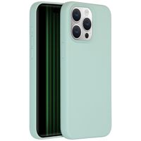 Accezz Liquid Silicone Backcover met MagSafe Apple iPhone 15 Pro Max - Sky Blue