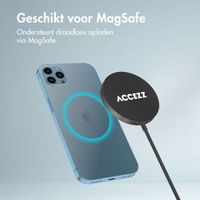 Accezz Wireless Charger USB-C | MagSafe en draadloze oplader - 1 meter - Zwart