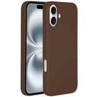 Accezz Liquid Silicone Backcover met MagSafe iPhone 16 Plus - New Tea Brown