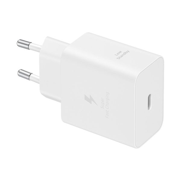 Samsung Originele Power Adapter met USB-C kabel - Oplader - USB-C aansluiting - Fast Charge - 45 Watt - 1,8 meter – Wit