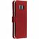 Selencia Echt Lederen Bookcase Samsung Galaxy S8 - Rood