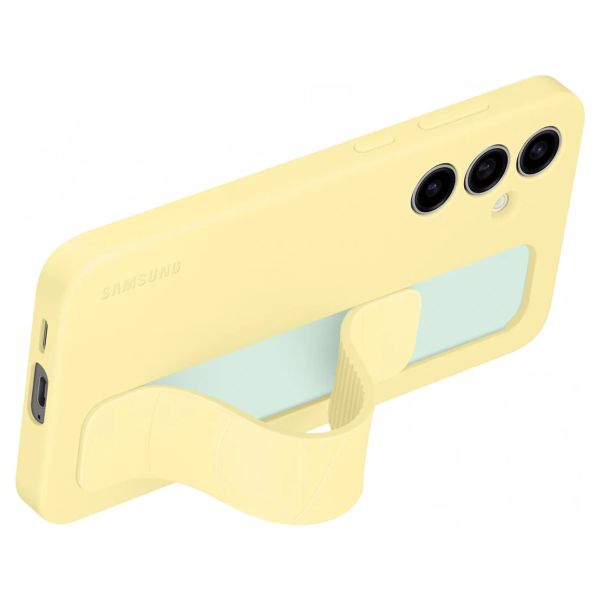 Samsung Originele Standing Grip Case Galaxy S24 FE - Yellow