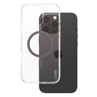 CARE by PanzerGlass Urban Combat Case MagSafe Apple iPhone 16 Pro Max - Transparant / Zwart