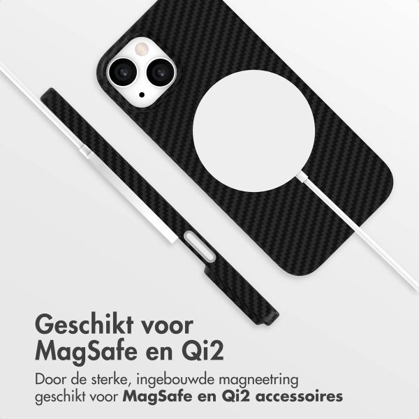 Accezz MagSafe Kevlar Backcover Apple iPhone 15 - Black