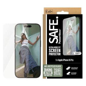 SAFE by PanzerGlass Ultra-Wide Fit Screenprotector iPhone 16 Pro