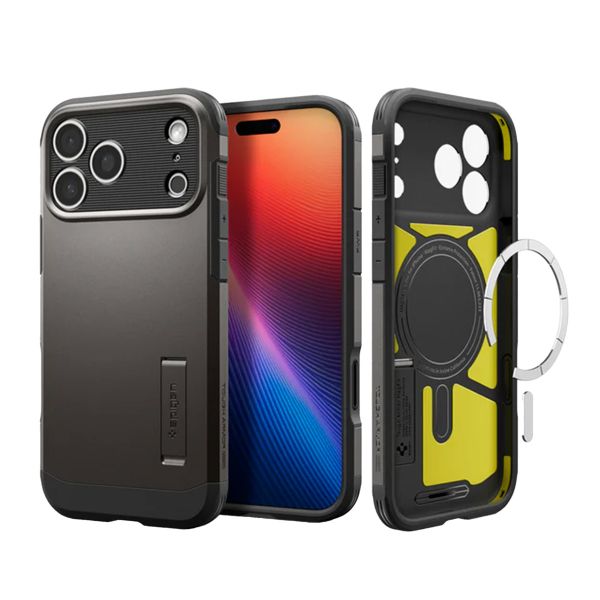 Spigen Tough Armor Backcover MagSafe Apple iPhone 17 Pro - Gunmetal