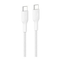 Belkin BoostCharge Pro Braided USB-C naar USB-C kabel - 2 meter - Wit