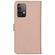 Selencia Echt Lederen Bookcase Samsung Galaxy A52(s) (5G/4G) - Roze