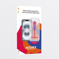 Accezz Gehard Glas Privacy Screenprotector + Applicator Apple iPhone 16 Pro