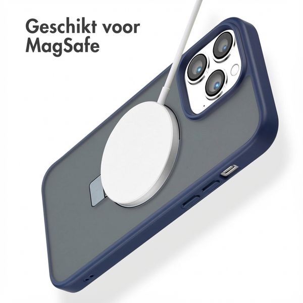 Accezz Ring Stand Backcover met MagSafe Apple iPhone 14 Pro Max - Blauw
