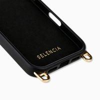 Selencia Rivièra MagSafe Backcover met afneembare haakjes Apple iPhone 17 Pro Max - Velvet Black