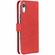 Selencia Echt Lederen Bookcase iPhone Xr - Rood