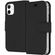 Accezz Wallet Softcase Bookcase iPhone 12 Mini - Zwart