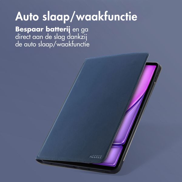 Accezz Classic Tablet Case Apple iPad Air 13 inch (2026) M4 / (2025) M3 / (2024) M2 - Donkerblauw