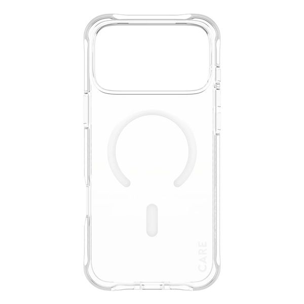 CARE by PanzerGlass Fashionable Case Samba met MagSafe Apple iPhone 17 Pro Max - Clear / White