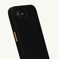 Selencia Rivièra MagSafe Backcover met afneembare haakjes Apple iPhone 17e / 16e - Velvet Black