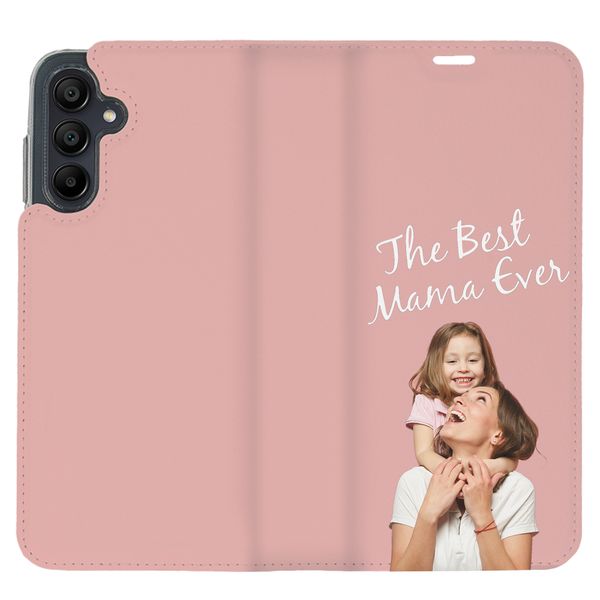 Ontwerp je eigen Compact gel bookcase hoes Samsung Galaxy A15 (5G/4G) - Wit