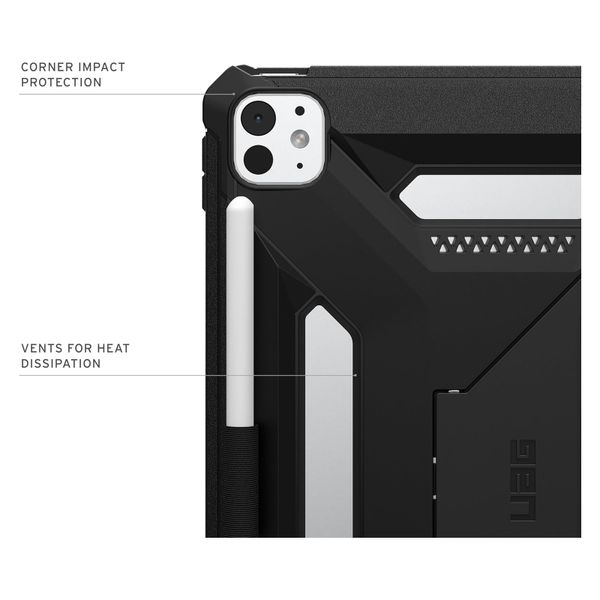 UAG Scout Plus Backcover met stand Apple iPad Pro 11 (2025) M5 / (2024) M4 - Black
