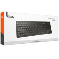 Accezz Premium Desktop QWERTY Bluetooth Keyboard - Zwart