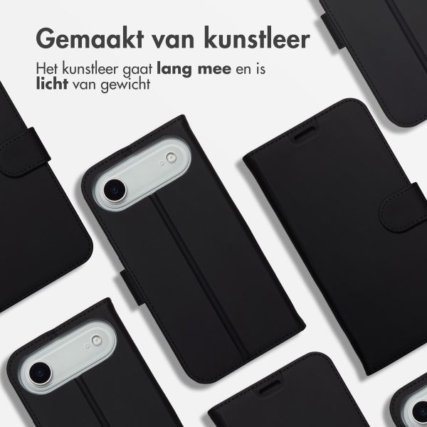 Accezz Wallet Softcase Bookcase Apple iPhone 17 Air - Zwart