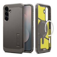 Spigen Tough Armor Backcover MagSafe Samsung Galaxy S25 FE - Gunmetal