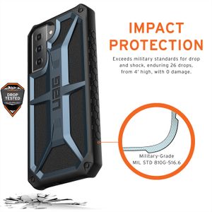 UAG Monarch Backcover Samsung Galaxy S21 Plus - Blauw