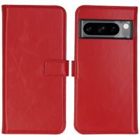 Selencia Echt Leren Bookcase Google Pixel 8 Pro - Rood