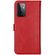 Selencia Echt Lederen Bookcase Samsung Galaxy A72 - Rood