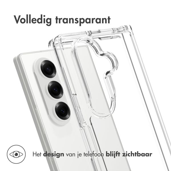 Accezz Xtreme Impact Backcover Samsung Galaxy Z Fold 7 - Transparant