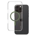 CARE by PanzerGlass Urban Combat Case MagSafe iPhone 16 Pro Max - Transparant / Groen