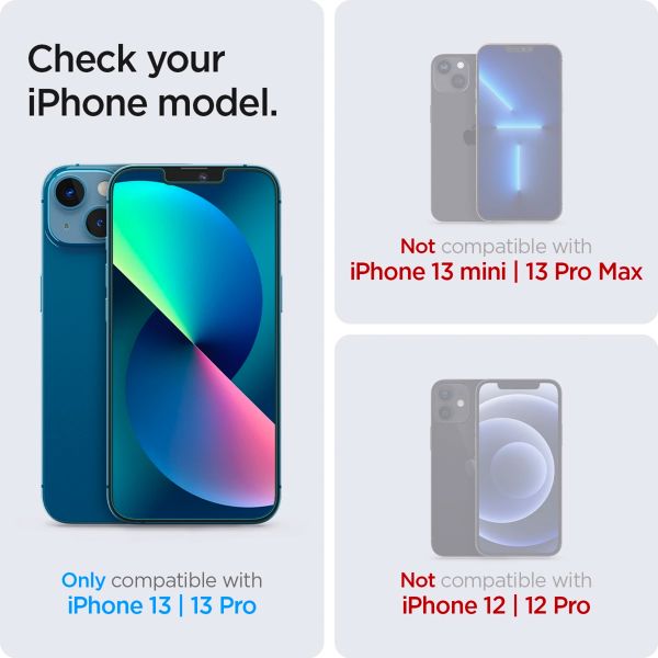 Spigen GLAStR Privacy Screenprotector + Applicator Apple iPhone 13 / 13 Pro