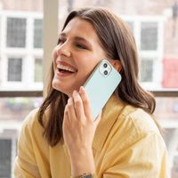 Accezz Liquid Silicone Backcover Apple iPhone Xr - Sky Blue