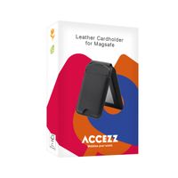 Accezz Leren Wallet met standaard voor MagSafe - Sienna Brown