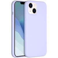 Accezz Liquid Silicone Backcover Apple iPhone 14 - Paars