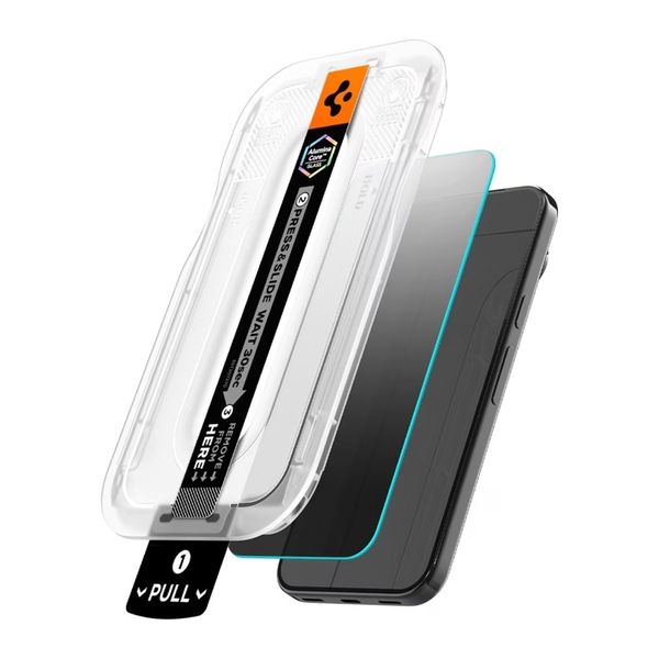Spigen GLAStR Privacy EZ Fit Screenprotector + Applicator - 2-pack Google Pixel 11 / 10