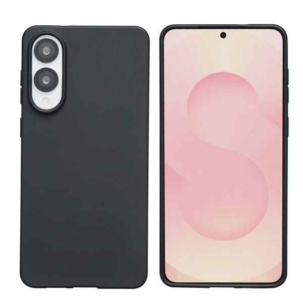 Accezz Color Backcover Samsung Galaxy S25 Edge - Zwart
