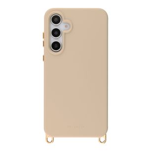 Selencia Rivièra MagSafe Backcover met afneembare haakjes Samsung Galaxy S25 / S24 - Milky Latte