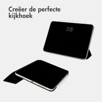 Accezz Leather Trifold Bookcase Apple iPad 11 (2025) 11 inch A16 / iPad 10 (2022) 10.9 inch - Zwart