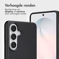 Accezz Leather Bookcase 2-in-1 met MagSafe Samsung Galaxy S26 Plus - Onyx Black