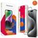 Accezz Triple Strong Full Cover Glas Screenprotector met applicator iPhone 15 Pro Max - Transparant