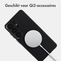 Accezz Lite Backcover met MagSafe | Fluted | Samsung Galaxy S26 Ultra - Smokey Clear