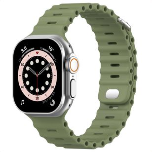 Accezz Ocean bandje Apple Watch | 44/45/46/49 mm - Khaki