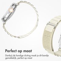 Accezz Nylon Alpine bandje Apple Watch | 38/40/41/42 mm - Sterrenlicht