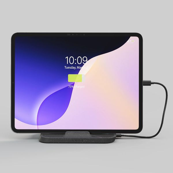 Zens Oplaadstandaard voor iPad of Apple MacBook - 60 Watt - Gerecycled Plastic
